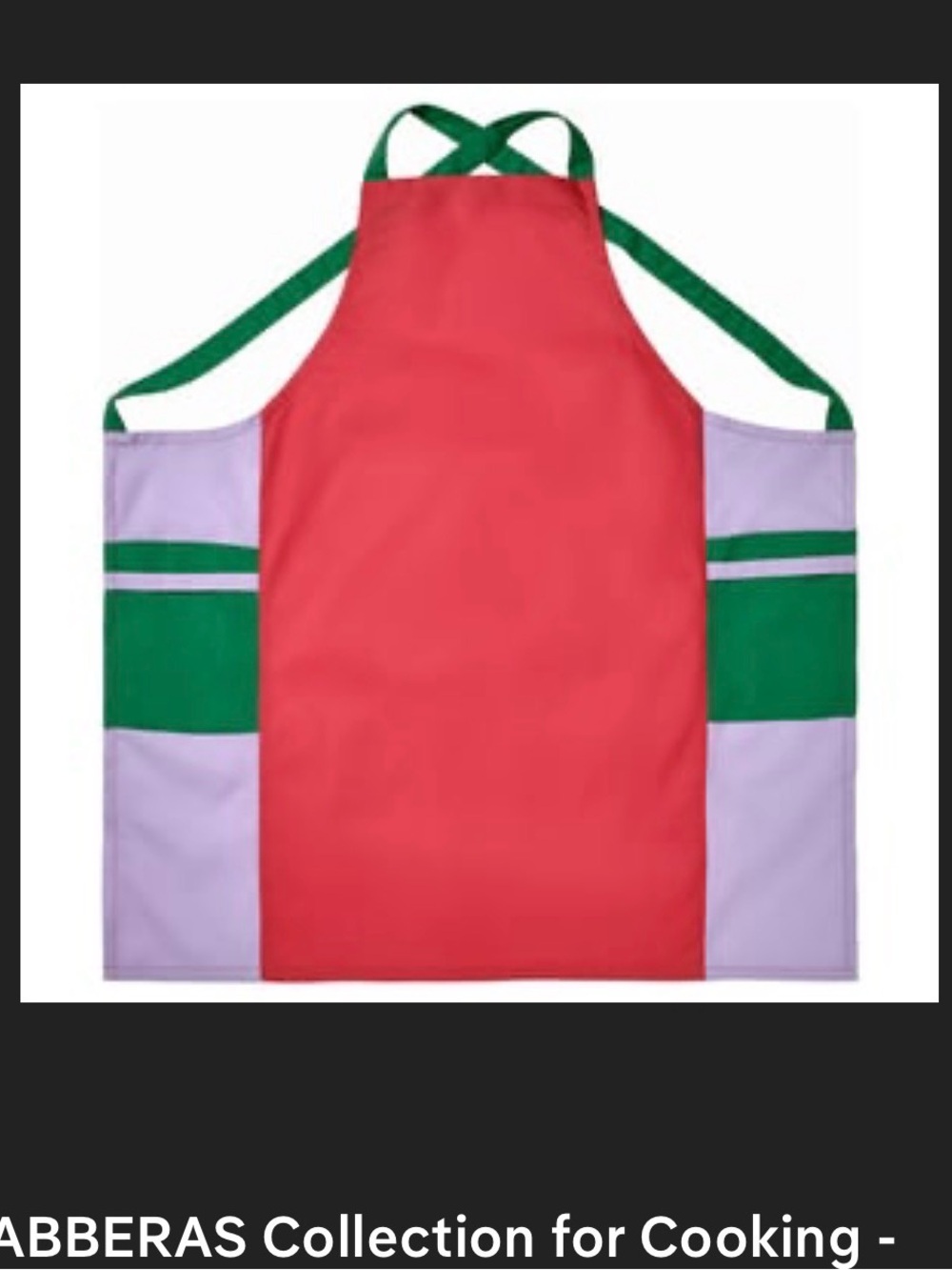 IKEA APRON TABBERAS Adult  Chef Apron NWT